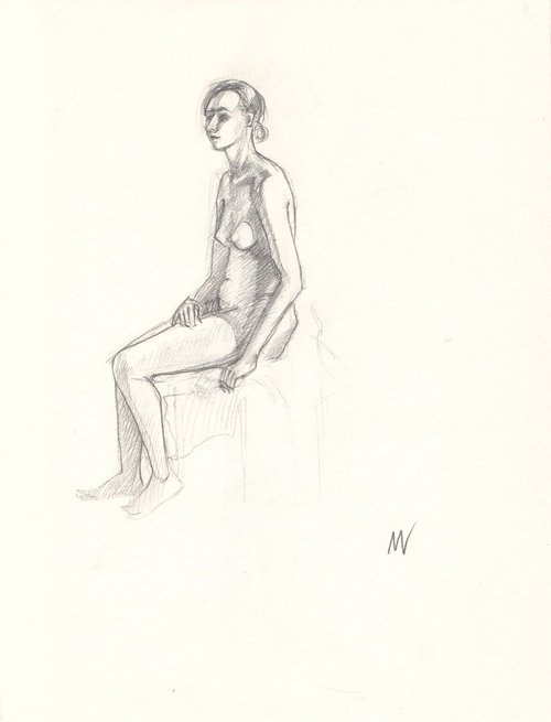 Sketch of Human body. Woman.69 by Mag Verkhovets