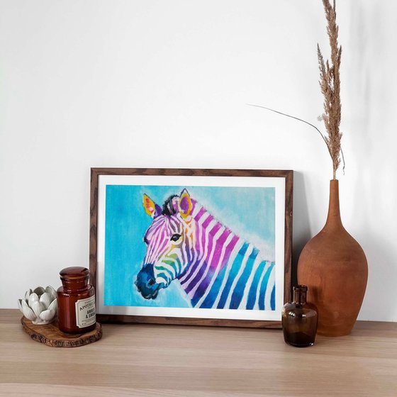 Colored Zebra