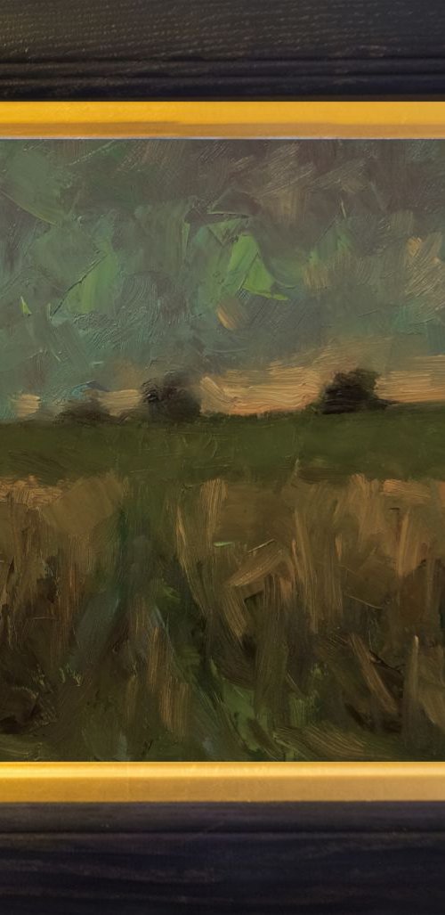 Landscape with Wheatfield by Andre Pallat