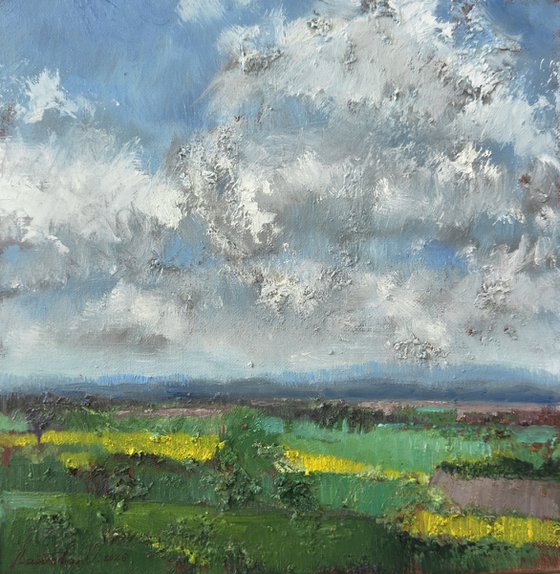 Landscape sky and clouds