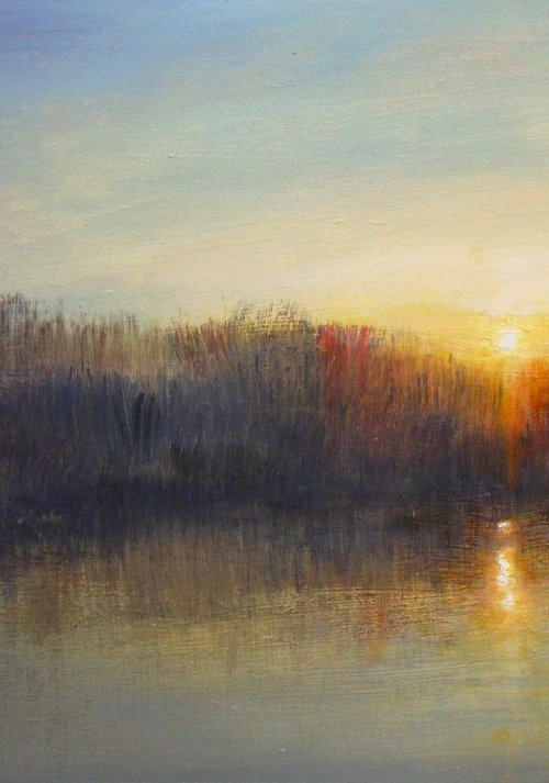 Early morning on river by Ivan  Grozdanovski