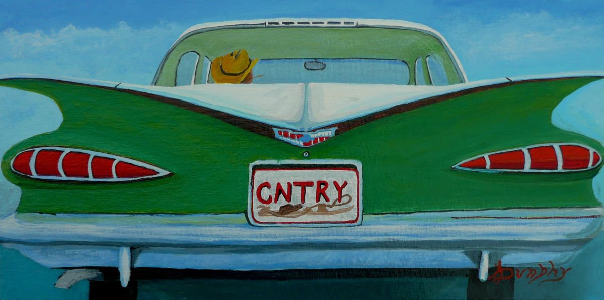 Cowboys Chevy by Dunphy Fine Art