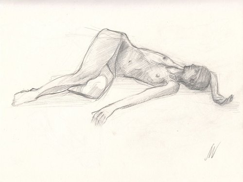 Sketch of Human body. Woman.31 by Mag Verkhovets