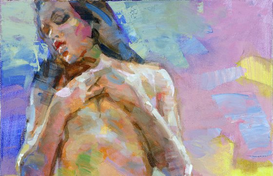 Oil Painting on canvas "Nude"