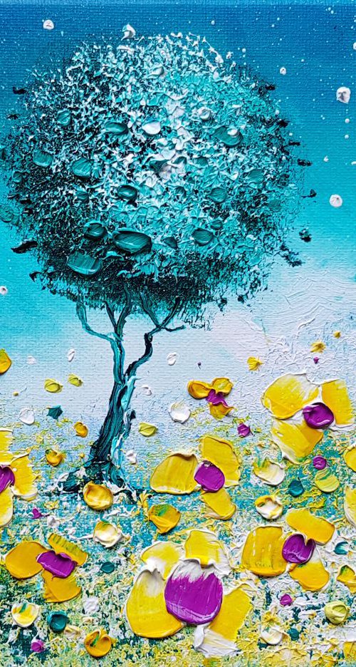 "Tree of Destiny & Flowers in Love" by Phil Broad