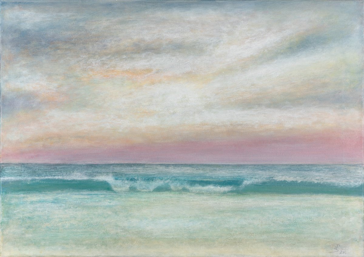 Impressionistic Painting , Cloud Dance Ii By Peter Stahr, 29 X 21, Artwork For Sale On Artfinder