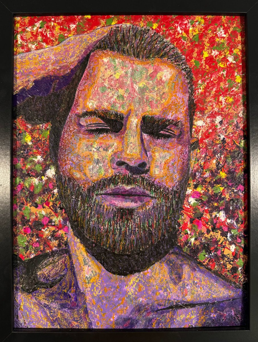 Photorealistic Portrait Painting By Stefano Pallara, 13 X 17", Eternal Sunshine Of The Spotless Mind N.4, Original Artwork