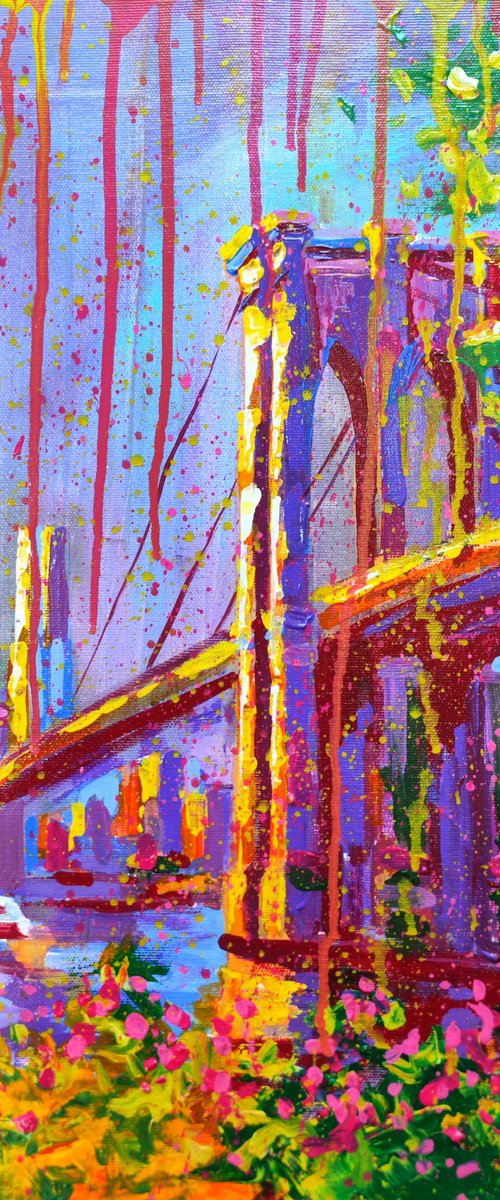 Brooklyn bridge by Eugene Gorbachenko