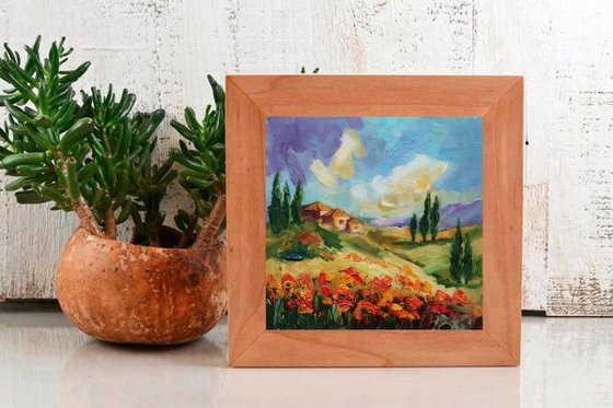 Tuscany Landscape Painting