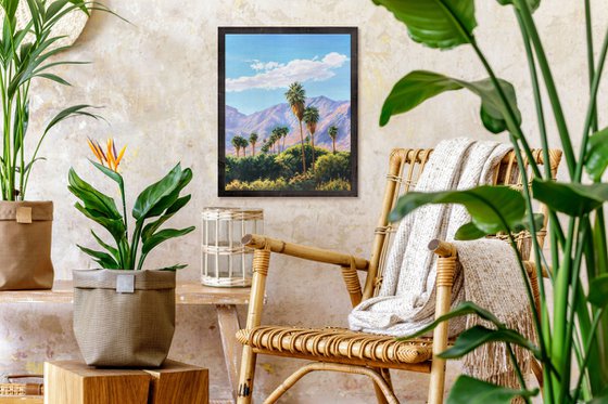 Palm Springs desert mountains