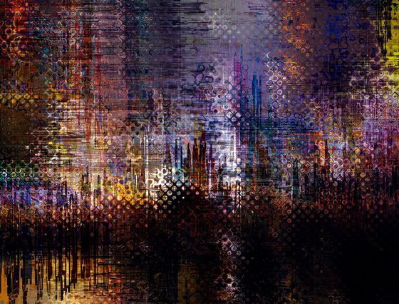 Ciudades abstractas XXIII/XL large original artwork