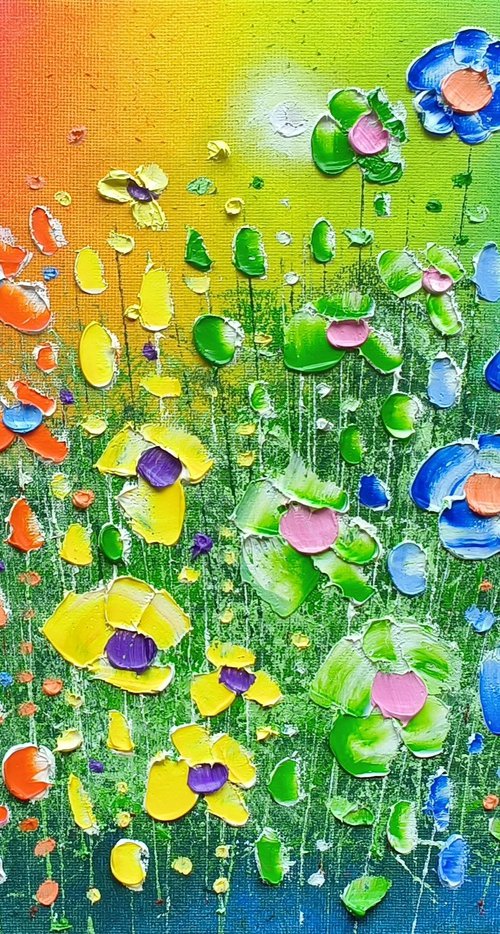 "Rainbow Days & Flowers in Love" by Phil Broad