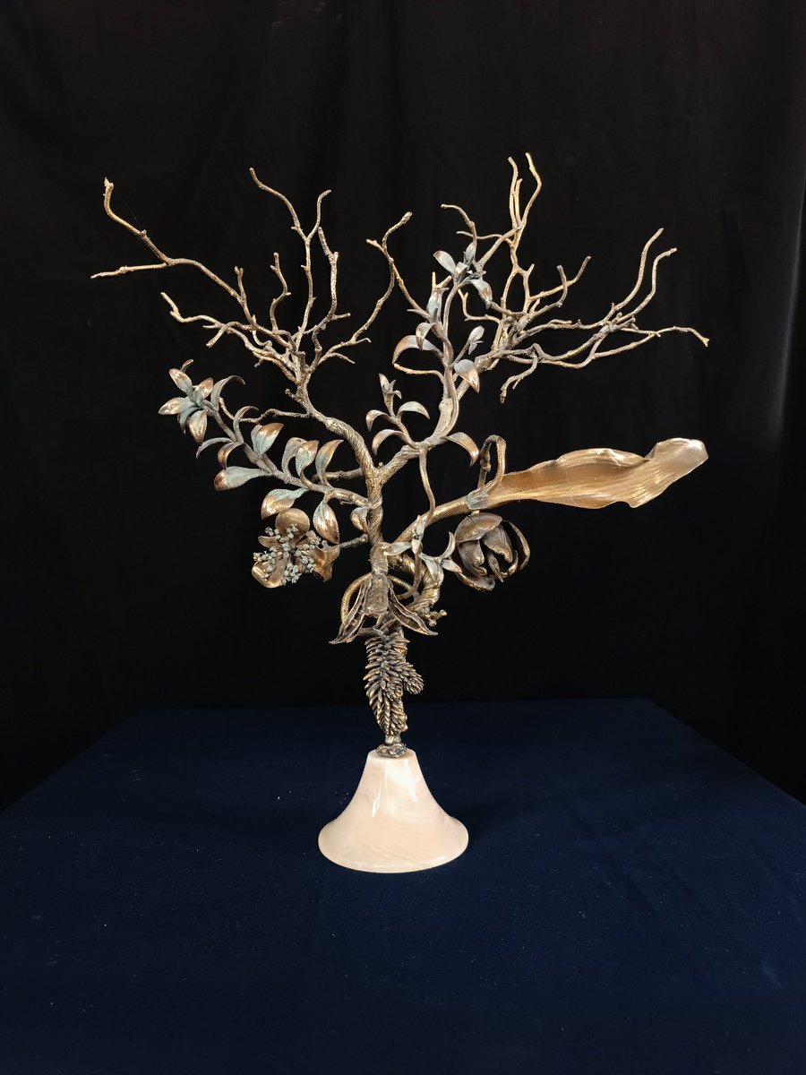 Surrealistic Portrait Bronze Sculpture By Karen Terzyan, 5 X 13", Almost Venus, Original Artwork