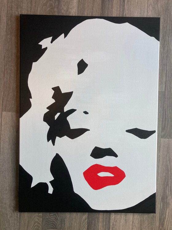 Original Marilyn Monroe Pop Art Canvas Painting