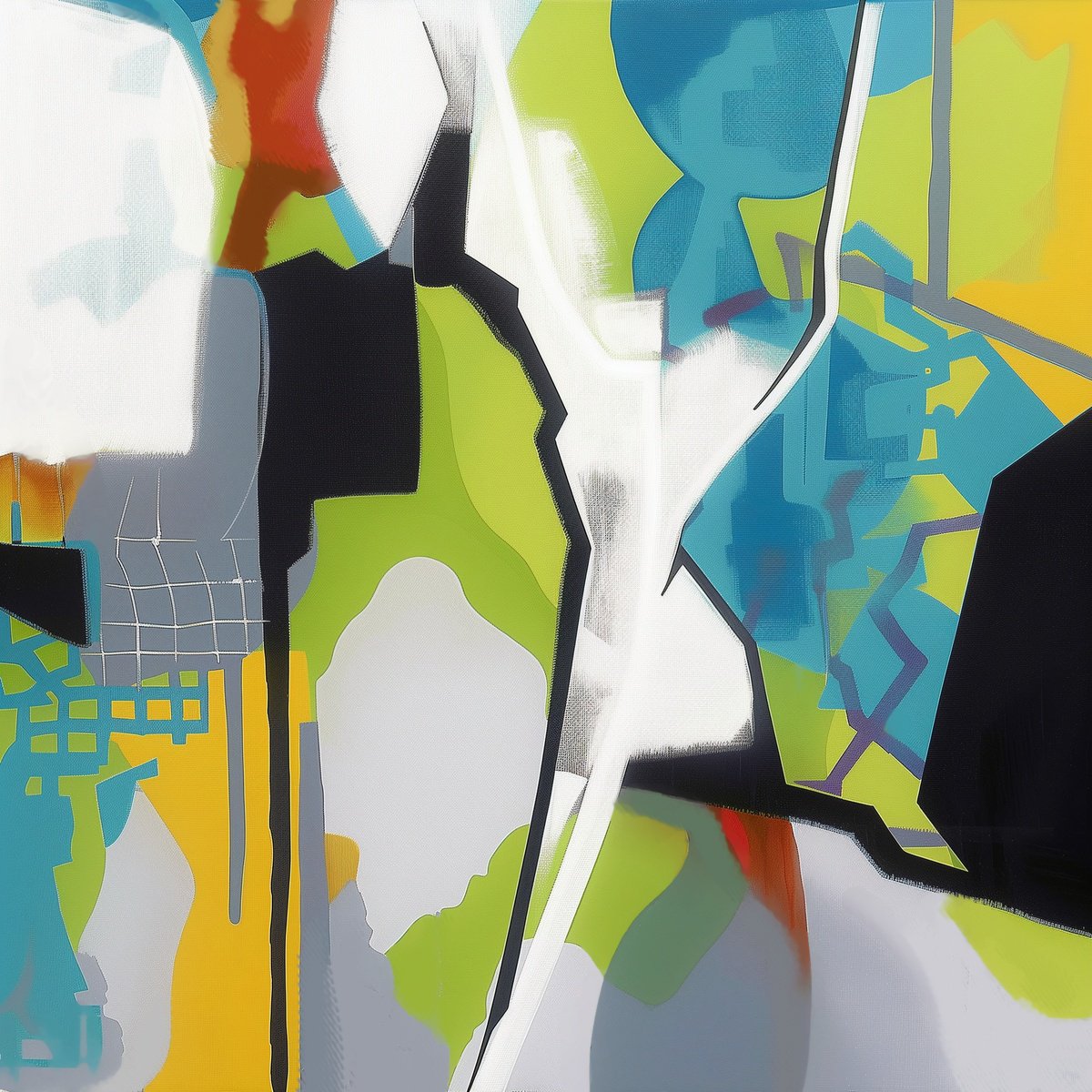 Energy In Motion #1 By V+V Kniazievi, 39 X 39, Artwork For Sale On Artfinder