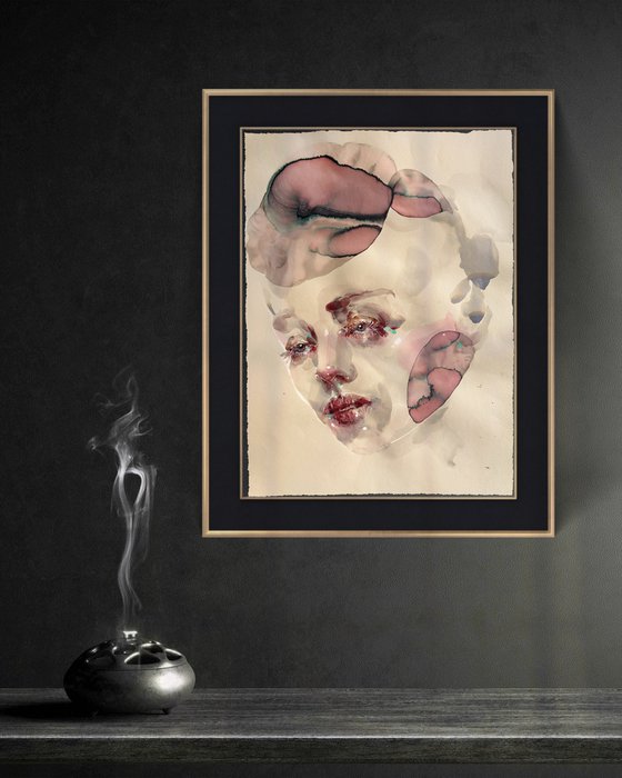 Watercolor Portrait Aura