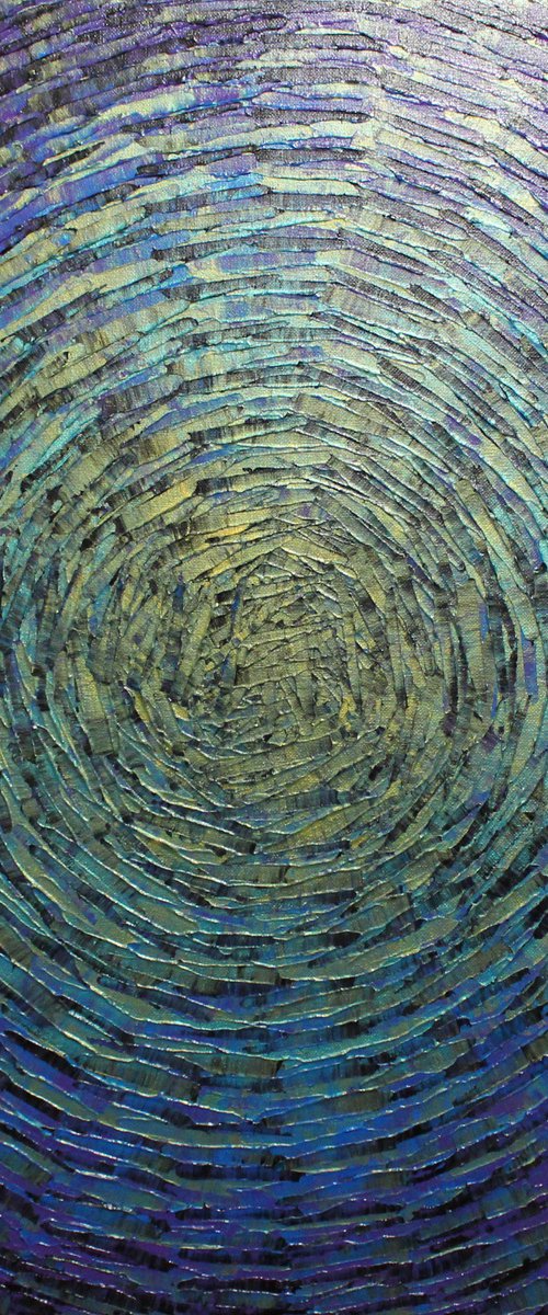 Iridescent purple blue gold shine by Jonathan Pradillon