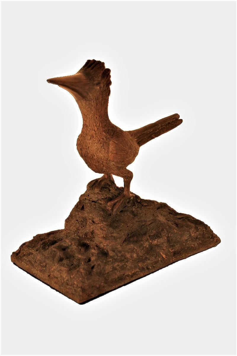 Siro' | Original  Sculpture | Roadrunner | 25 X 28Cm | Artwork For Sale On Artfinder