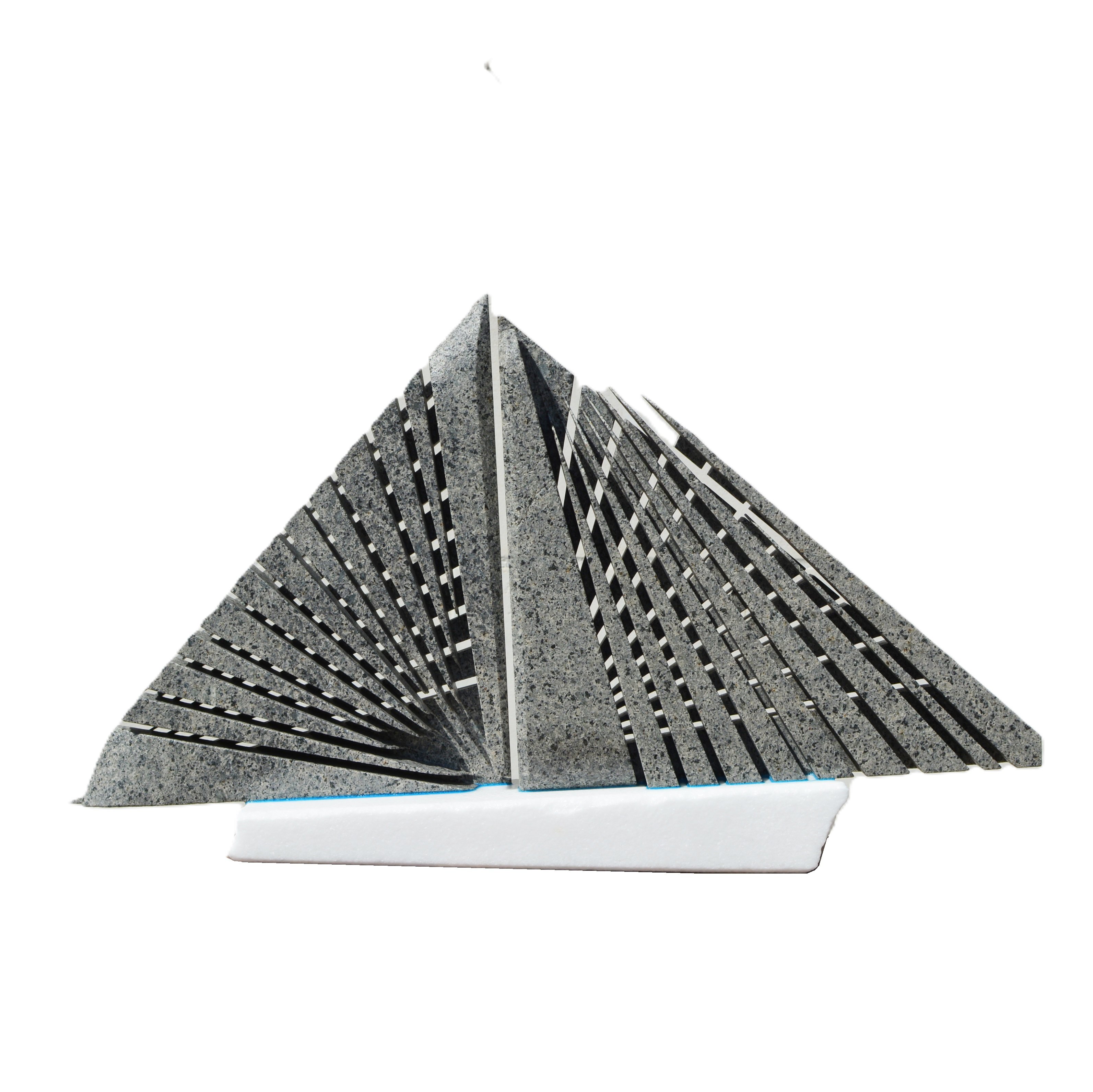 Abstract Stone Sculpture By Ognyan Chitakov, 25 X 14", "Touchpoint", Original Artwork