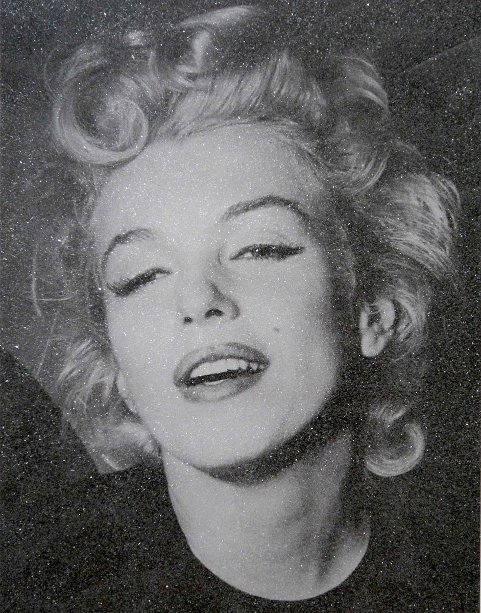 Urban And Pop Portrait Screenprint By David Studwell, 31 X 35, Marilyn Monroe-Platinum, Original Artwork