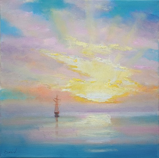 Boat in Sunset