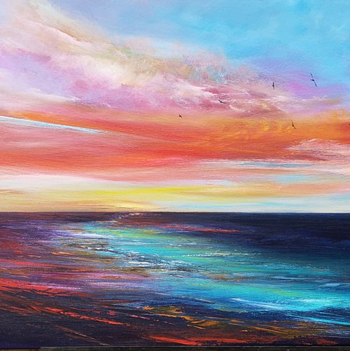 Essence of Solace - seascape by Mel Graham