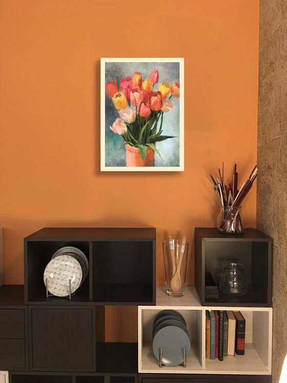 Tulips in Vase