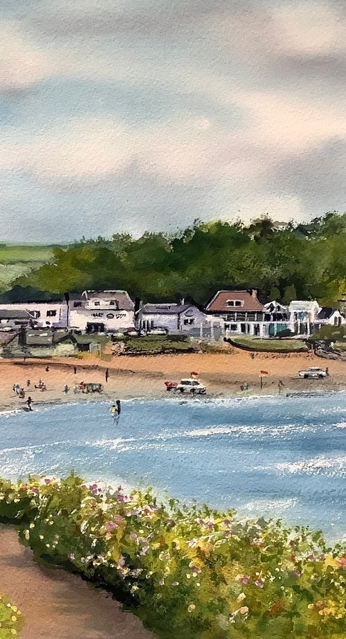 Polzeath Cornwall by Darren Carey