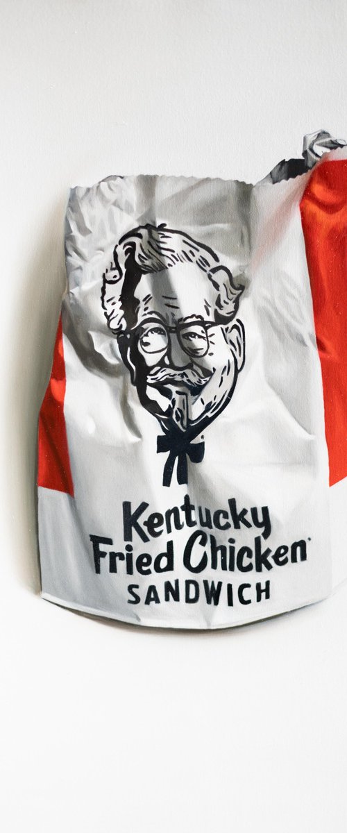 Crumpled KFC  bag "NYC" by Gennaro Santaniello