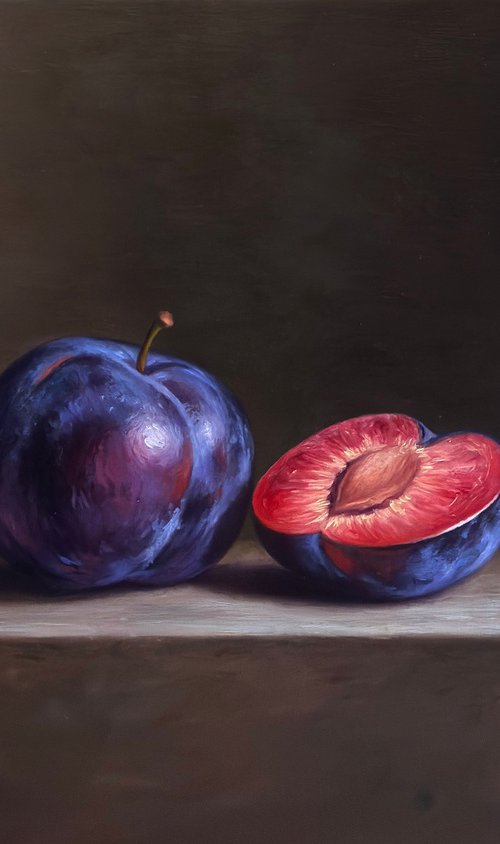 The Opened Plum by Gevorg Sinanian