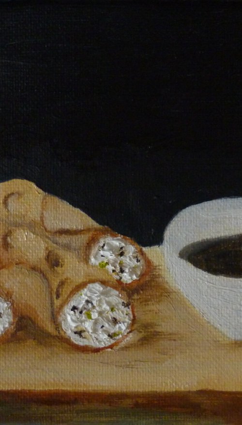 Coffee and  Cannoli by Maddalena Pacini