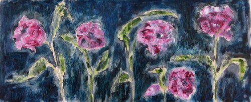 Purple tulips by Elena Zapassky