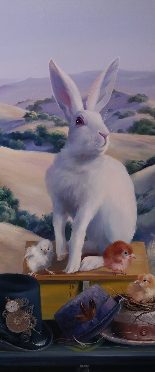 "Following the white rabbit..." by Lena Vylusk