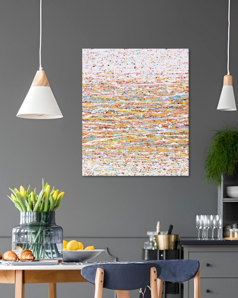  Colorful River By Isabelle Pelletane, 20 X 24, Artwork For Sale On Artfinder