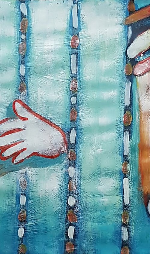 Harp Musiek II (84cm x 60cm x 0.1 cm) by Zhana Viel