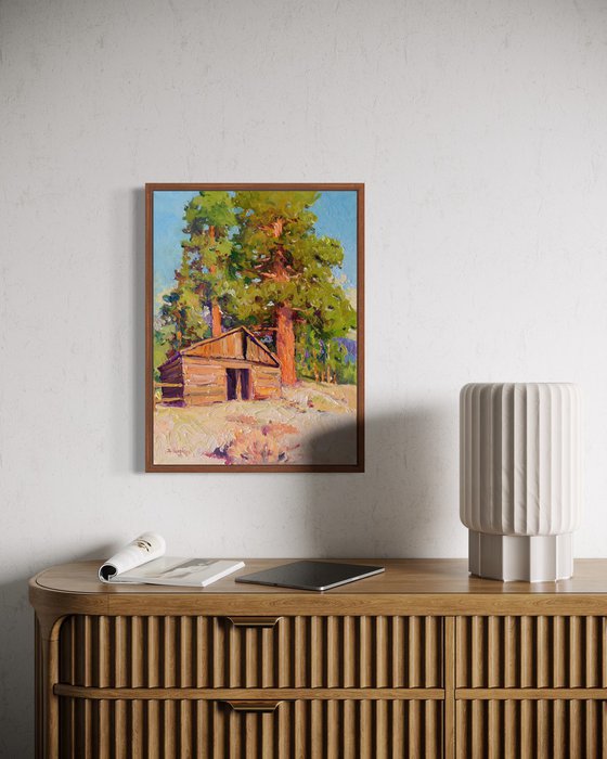 Old Cottage and Sequoia