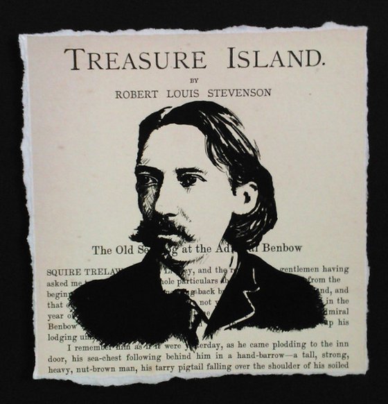 R. L. Stevenson - Treasure Island (Framed)