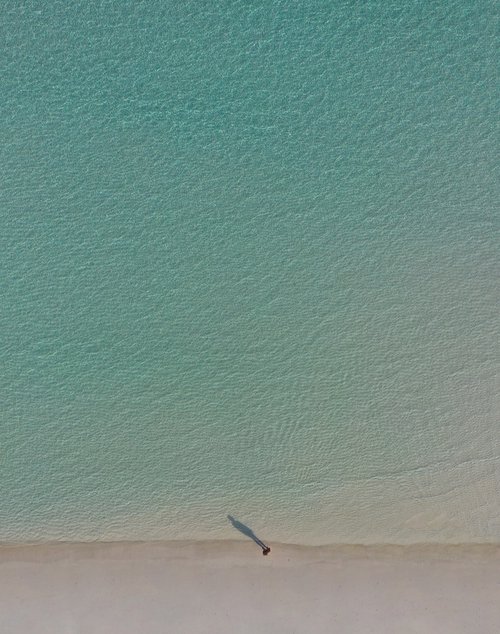 Beach from above by Marcus Cederberg