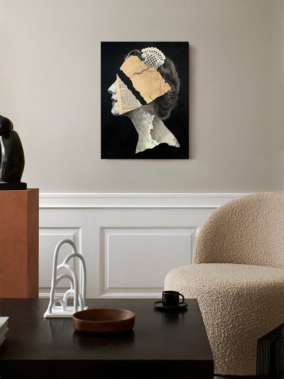 Fragmented Queen Victorian Memory Portrait