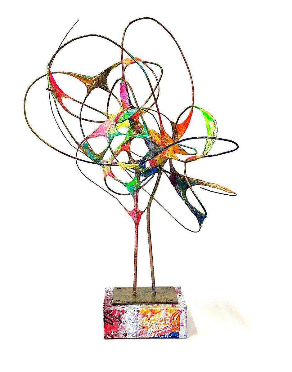 Abstract Sculpture , The Journey Of Freedom By Gor Avetisyan, 24 X 24, Artwork For Sale On Artfinder