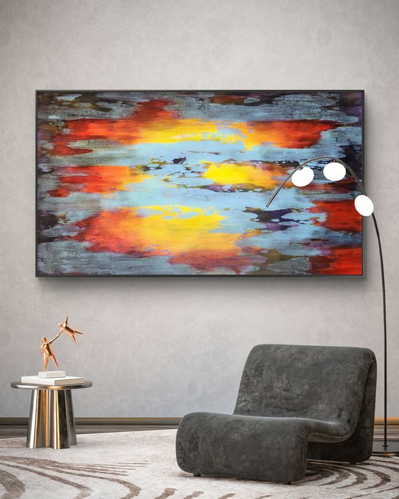 FLARE II - Contemporary Abstract Painting