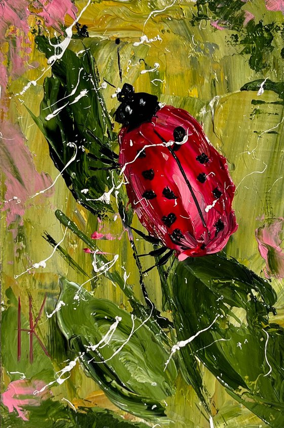 Ladybug Painting