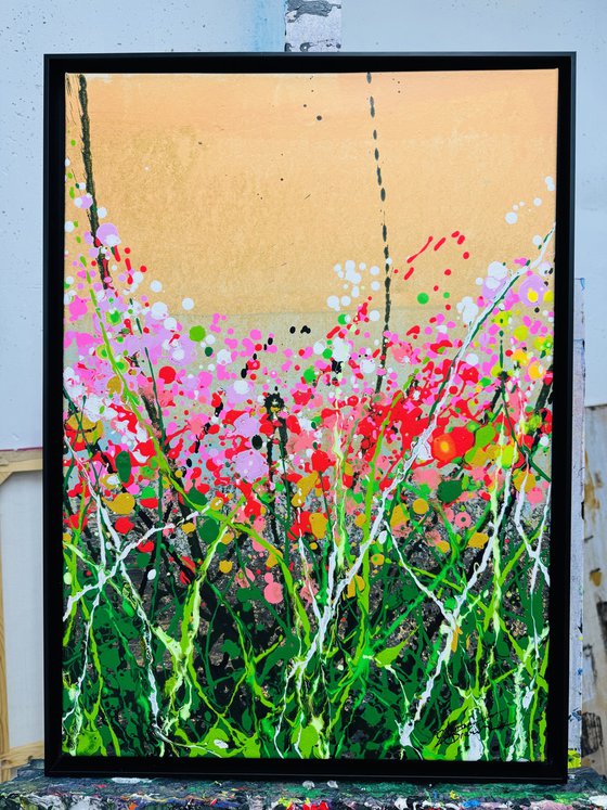 Sunset Flowers