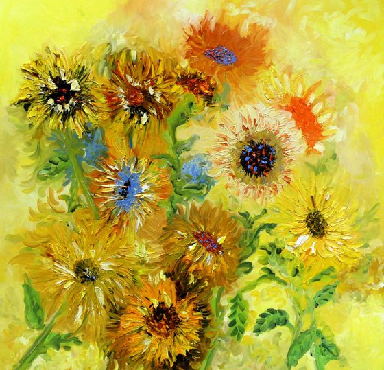 Mediterranean Sunflowers