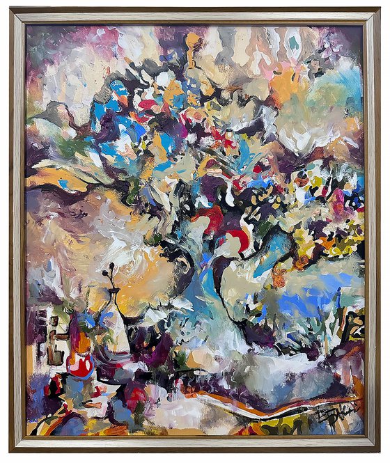 The colorful magic tree