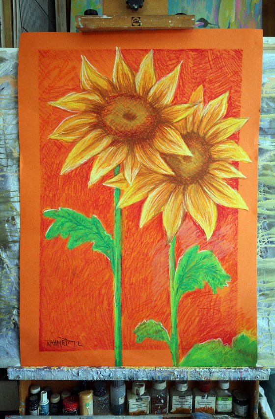 Two Sunflowers