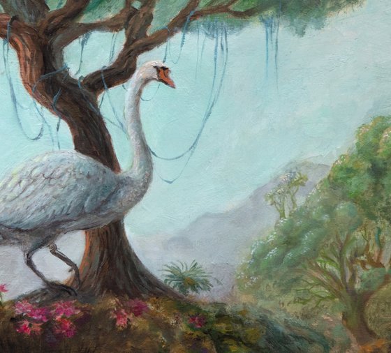 Traveler and the Swan