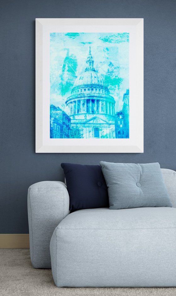 St Paul's (Orange)- London Art