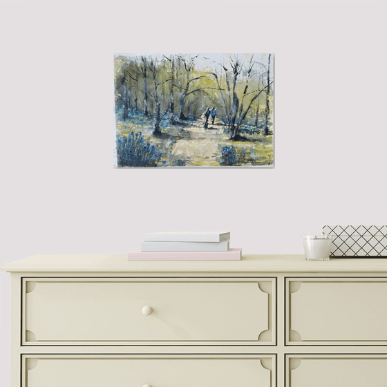 Bluebell woodland…