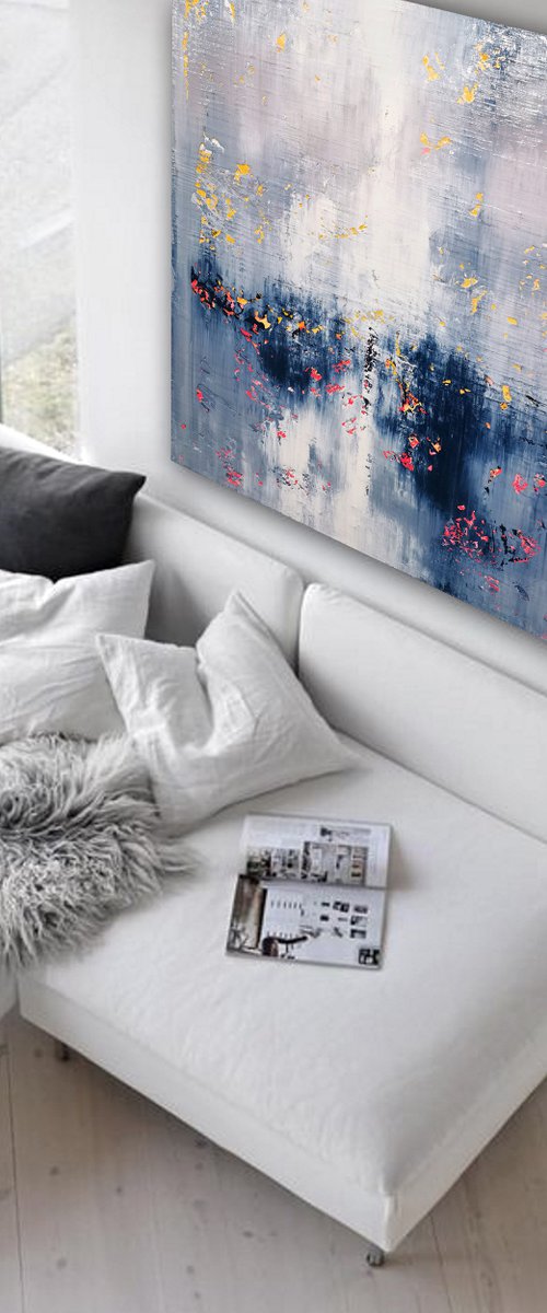 160x120cm. / abstract painting / Abstract 1228 by Alex Senchenko